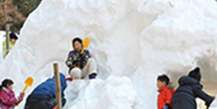 양주 눈꽃축제 눈썰매장