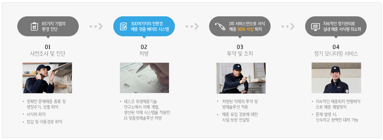 세스코 가정집 해충 박멸