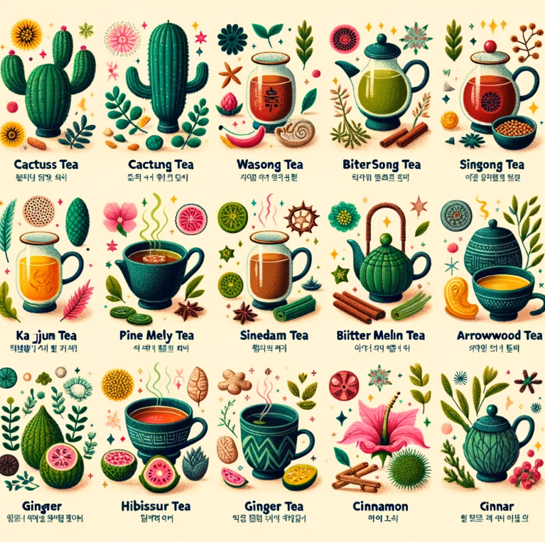 당뇨에 좋은 차 Best 5