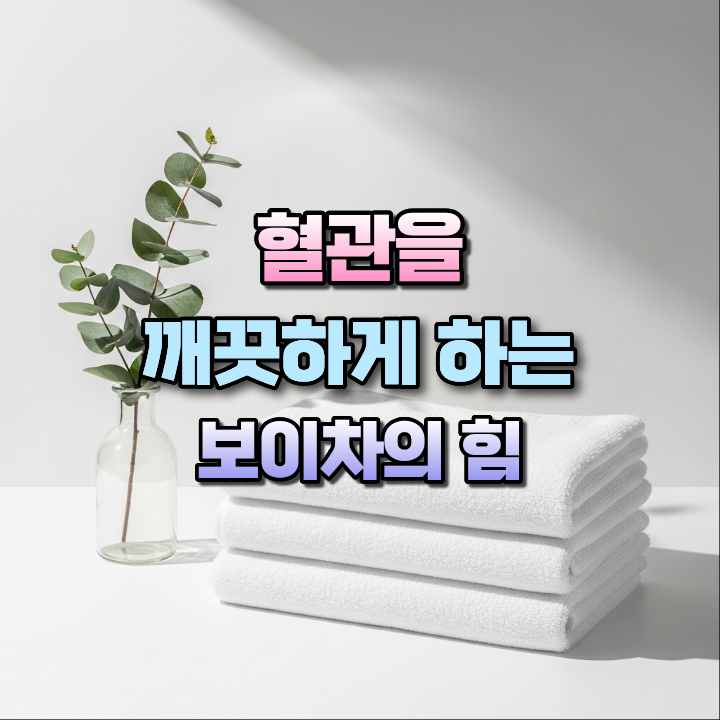 혈관을깨끗하게하는보이차의힘