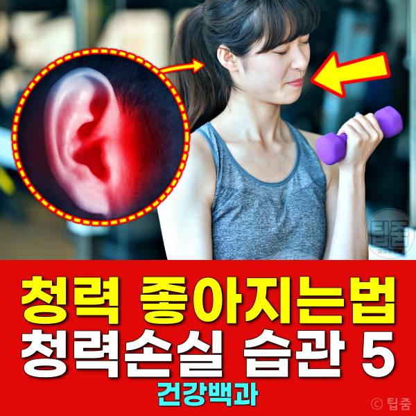 청력 좋아지는 법 청력손실