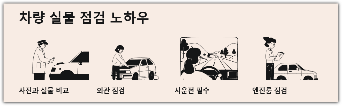 차량 실물 점검 노하우