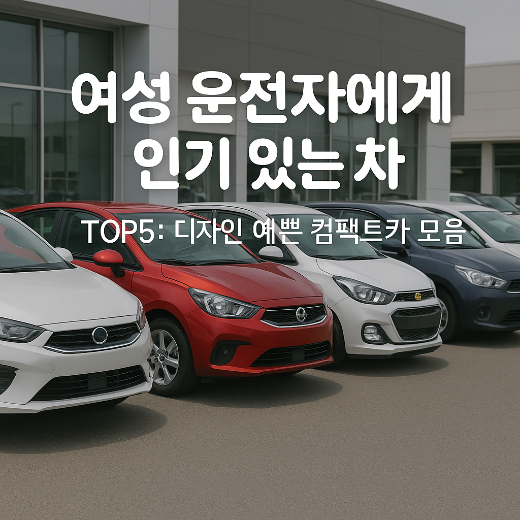 여성 운전자에게 인기 있는 차 TOP5: 디자인 예쁜 컴팩트카 모음