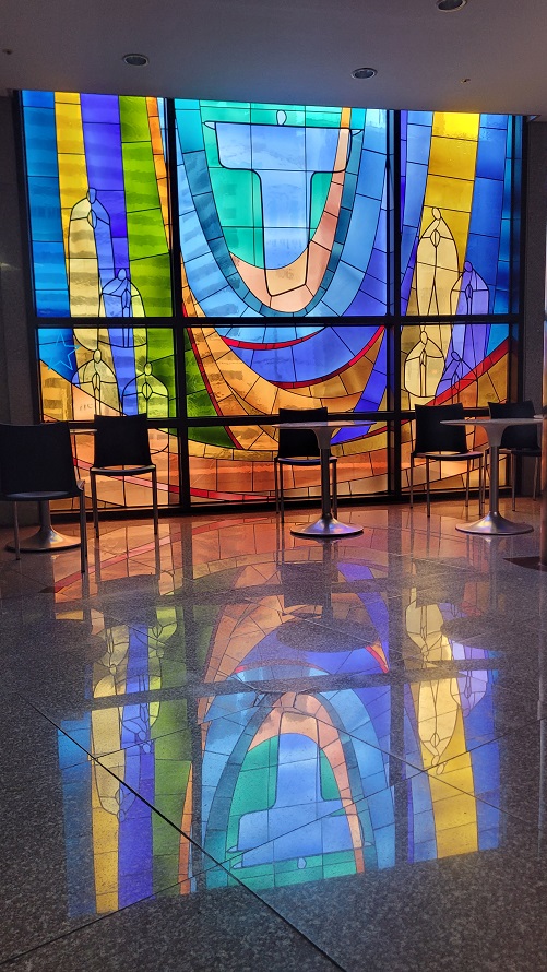 옥수동성당 스테인드글라스 사진