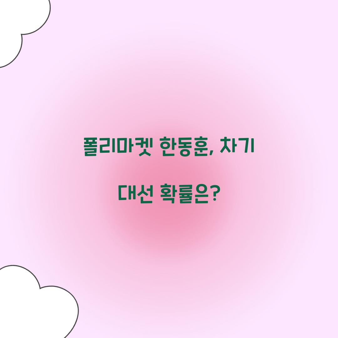 폴리마켓 한동훈