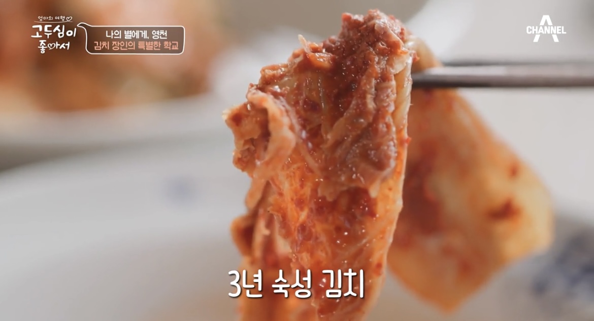 고두심이좋아서영천김치학교김치