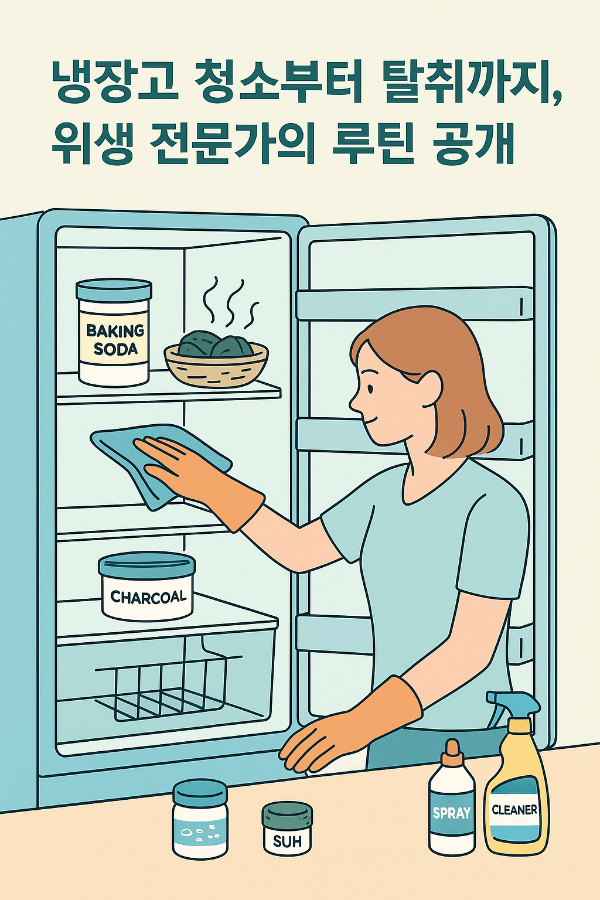 냉장고 청소부터 탈취까지