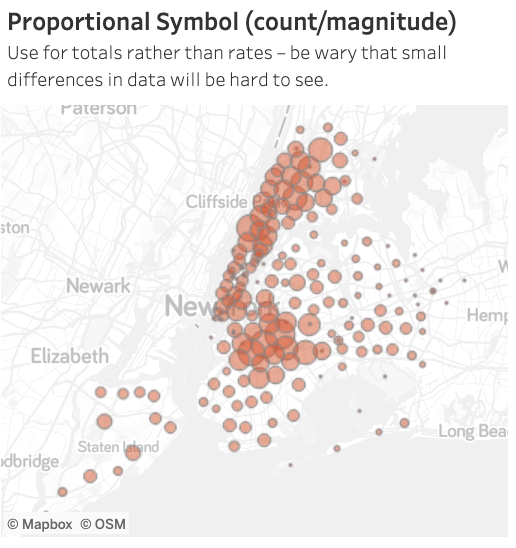 Proportional Symbol Map