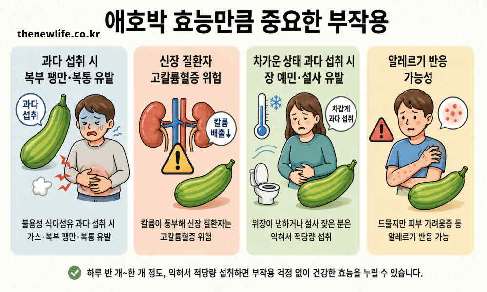 애호박 효능 중요한 부작용