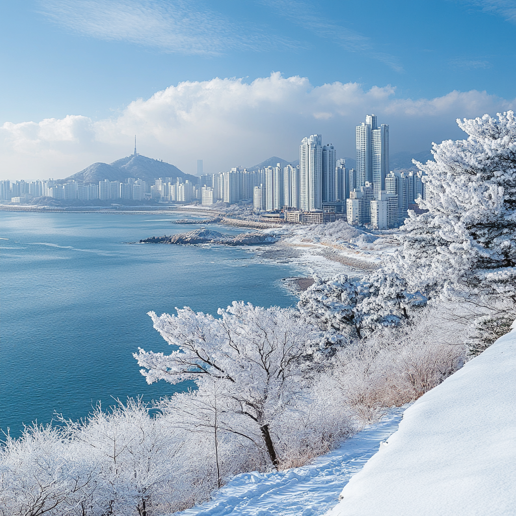 겨울광안리
