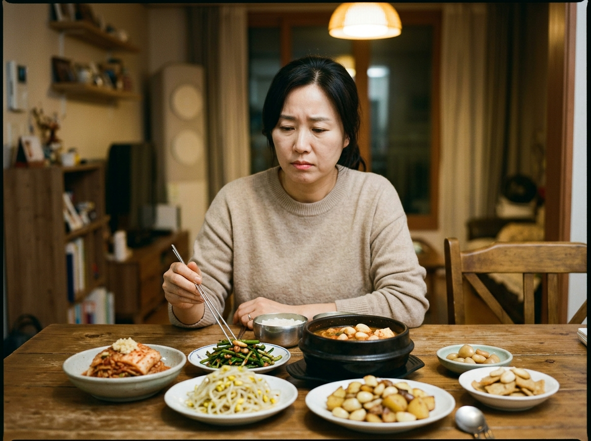 SIBO 식이요법 마늘 한국 반찬