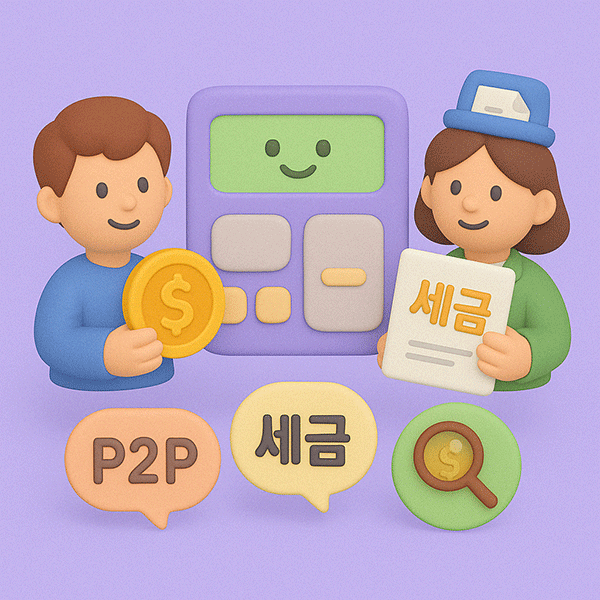 P2P 세금 정산 방법 총정리! 2025년 기준 신고 절차부터 절세 팁까지
