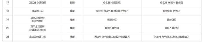 경기도체육대회 개막식에 운영 부스2