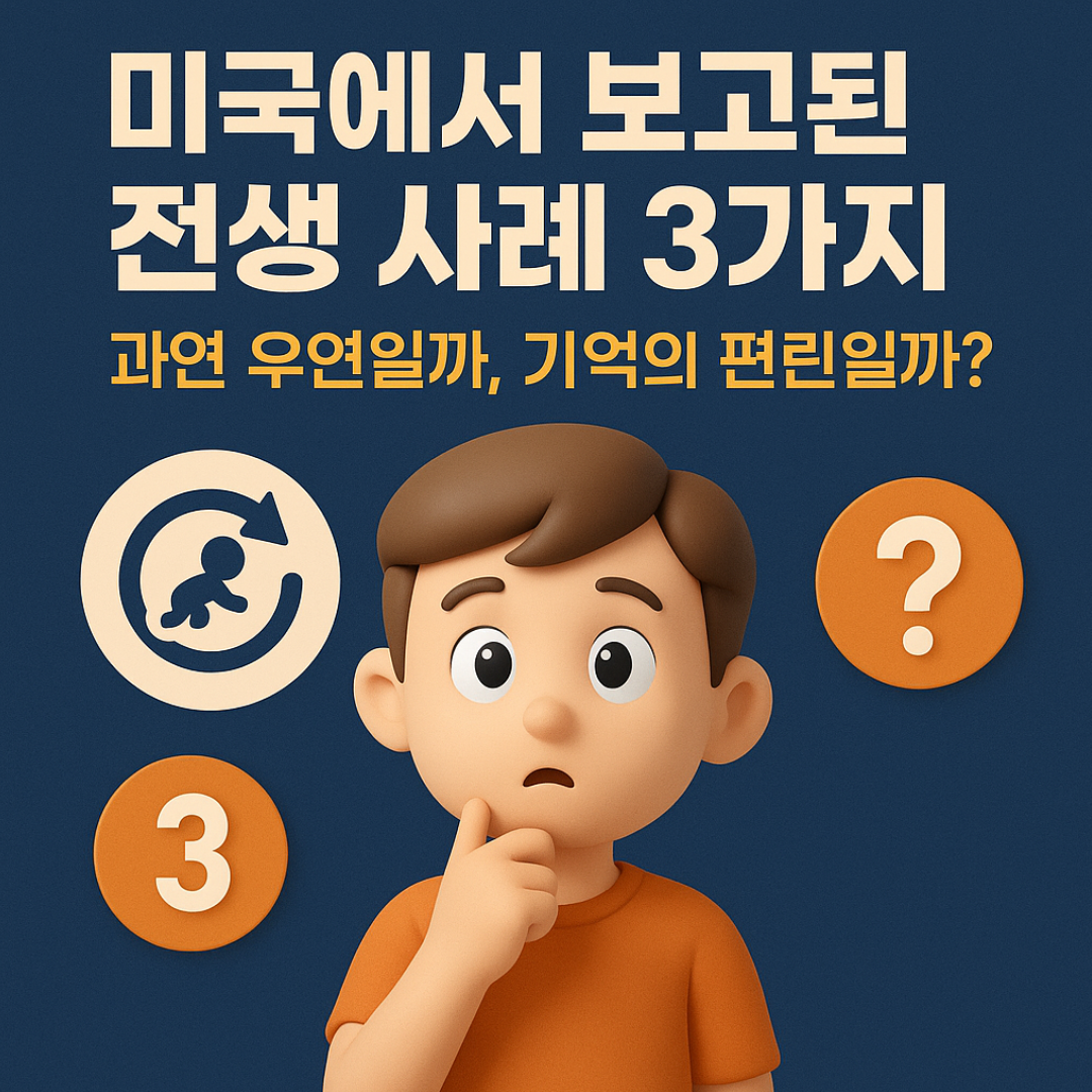 미국에서 보고된 전생 사례 3가지 &ndash; 과연 우연일까, 기억의 편린일까?