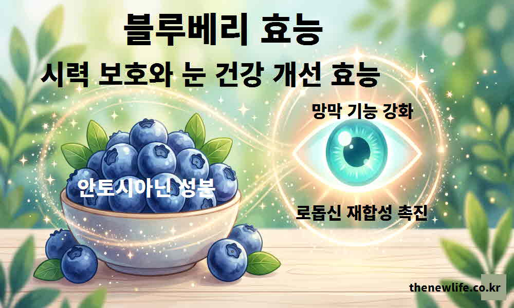 블루베리 효능 시력 보호 눈 건강 개선
