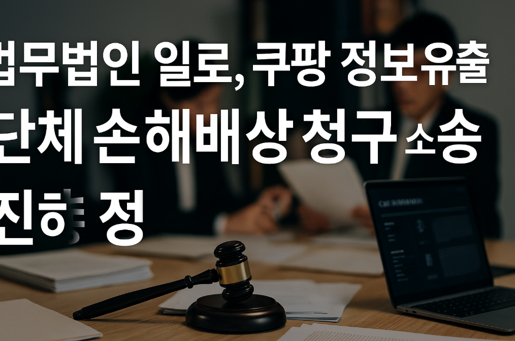 쿠팡 정보유출 피해자라면? 집단소송 참여 방법