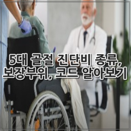 5대 골절 진단비 종류, 보장부위, 코드 알아보기