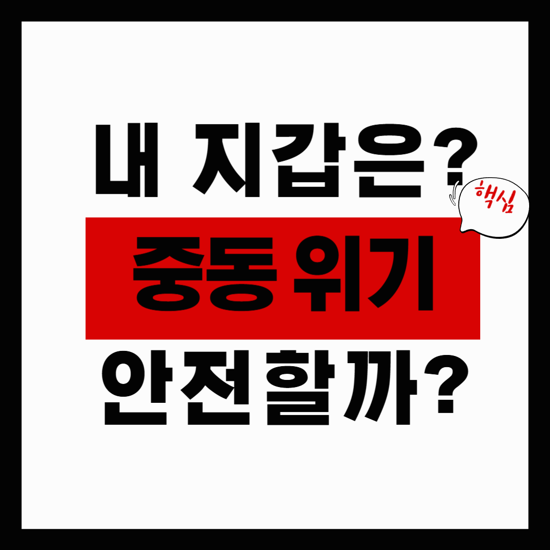 중동 리스크 고조! 국제 유가 폭등이 한국 경제에 미치는 영향