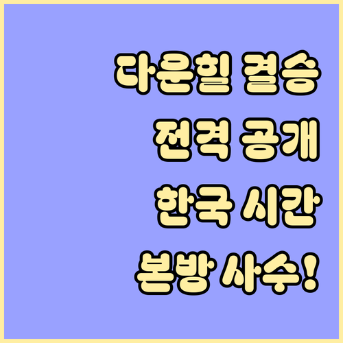 알파인 스키 남자 다운힐 결승 일정과..