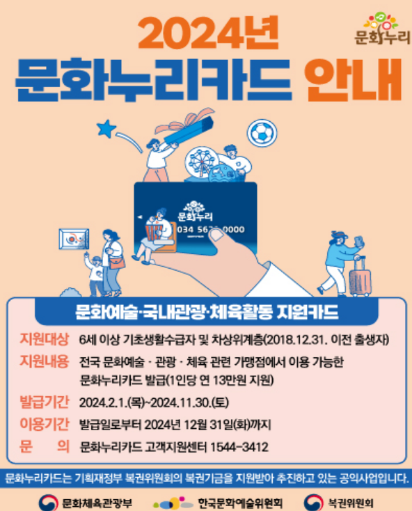 문화누리카드 충전일