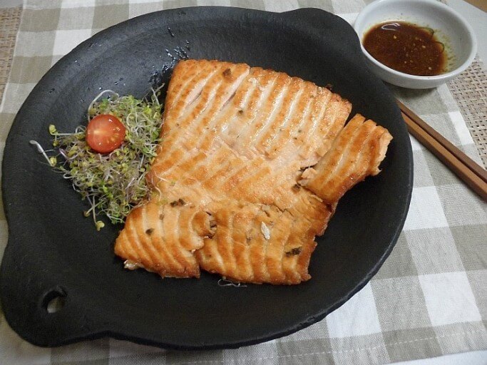 암환자에게 좋은 음식 연어스테이크 2