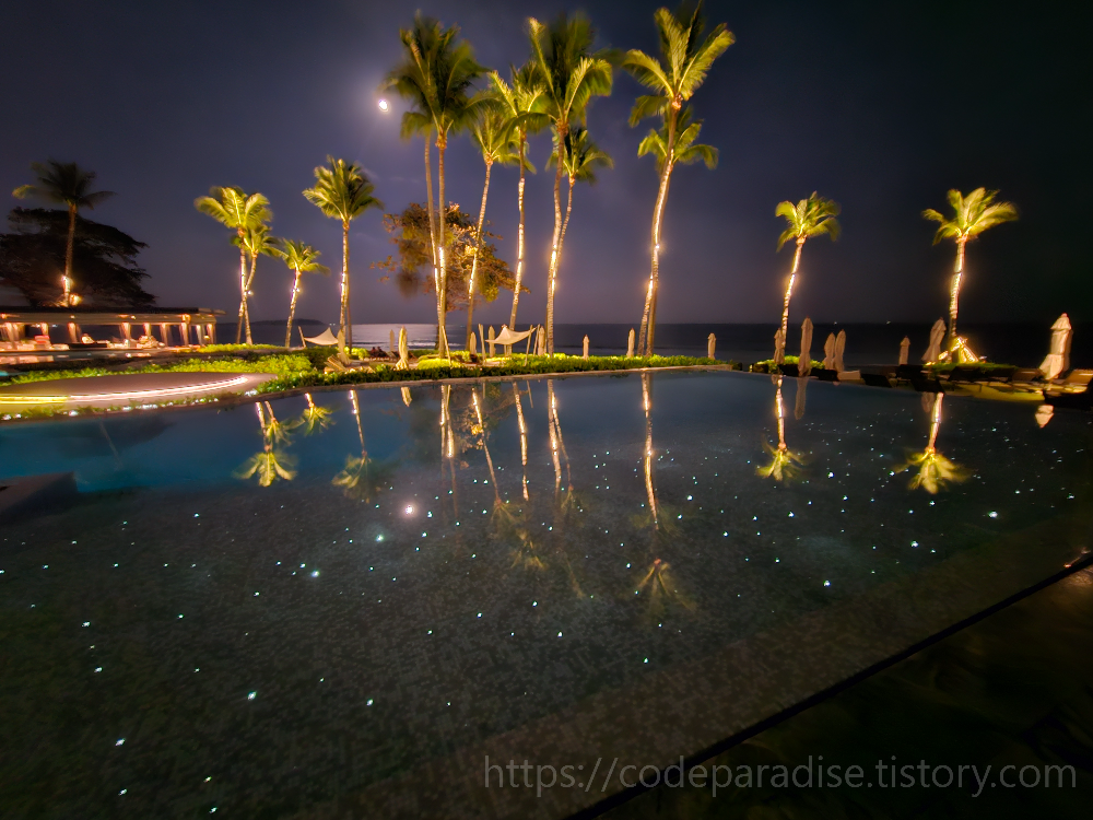 호텔 야경 사진