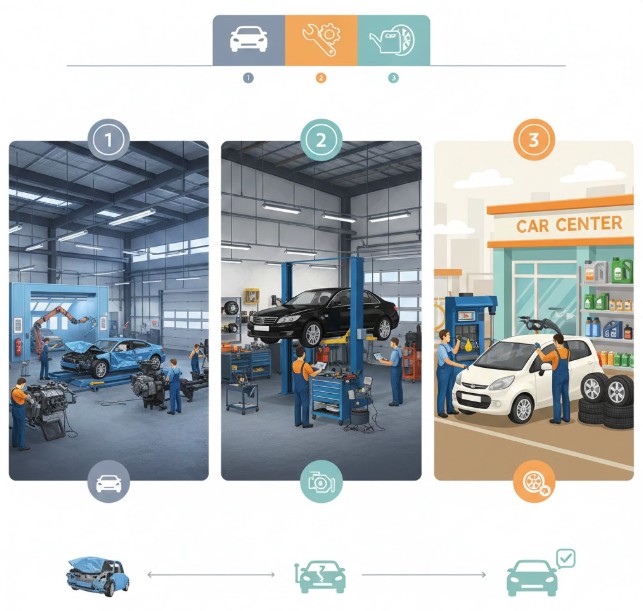 자동차 정비소 1급, 2급, 3급 차이, 무엇이 다른 걸까 이미지