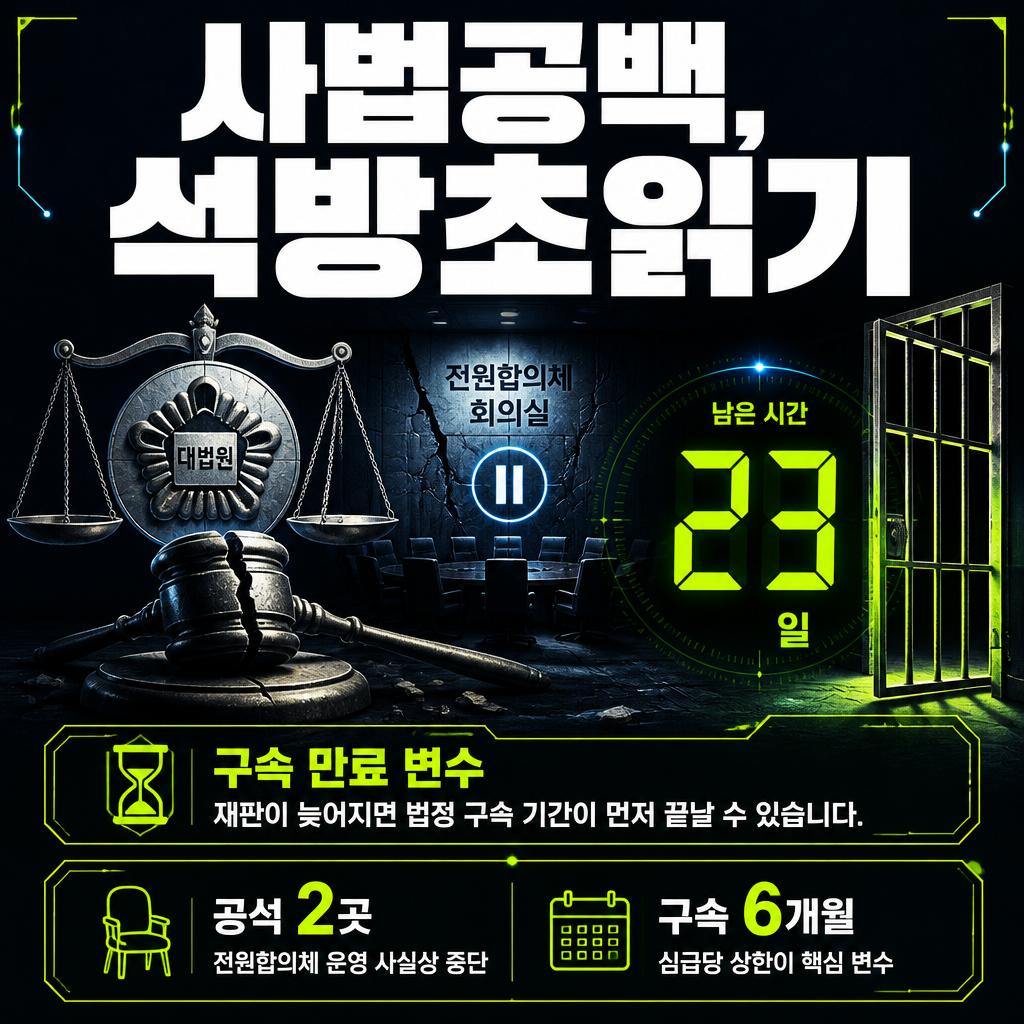 사법공백, 석방초읽기