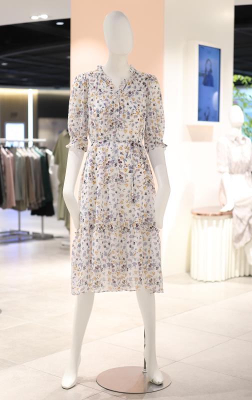 enc ENC 썸머 플라워 쉬폰 원피스 ENOW551A22