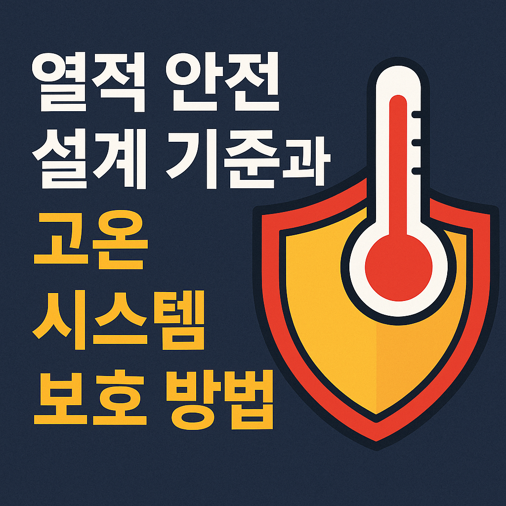 열적 안전 설계 기준과 고온 시스템 보호 방법