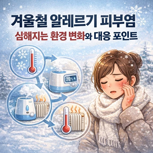 겨울철 알레르기 피부염 썸네일
