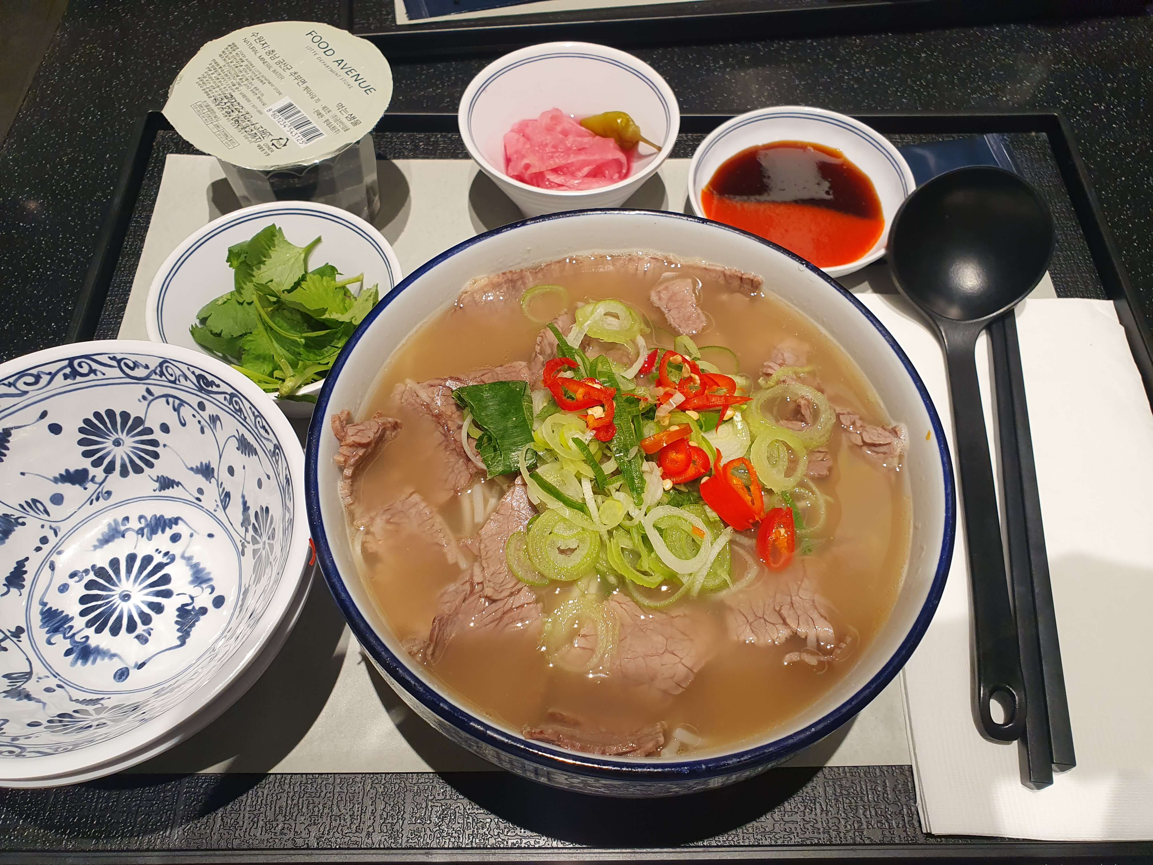 땀땀 쌀국수 메뉴