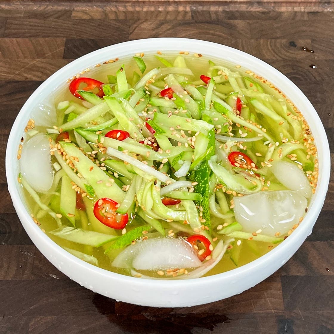 🥒 시원한 여름 대표 메뉴, 오이냉국 만들기