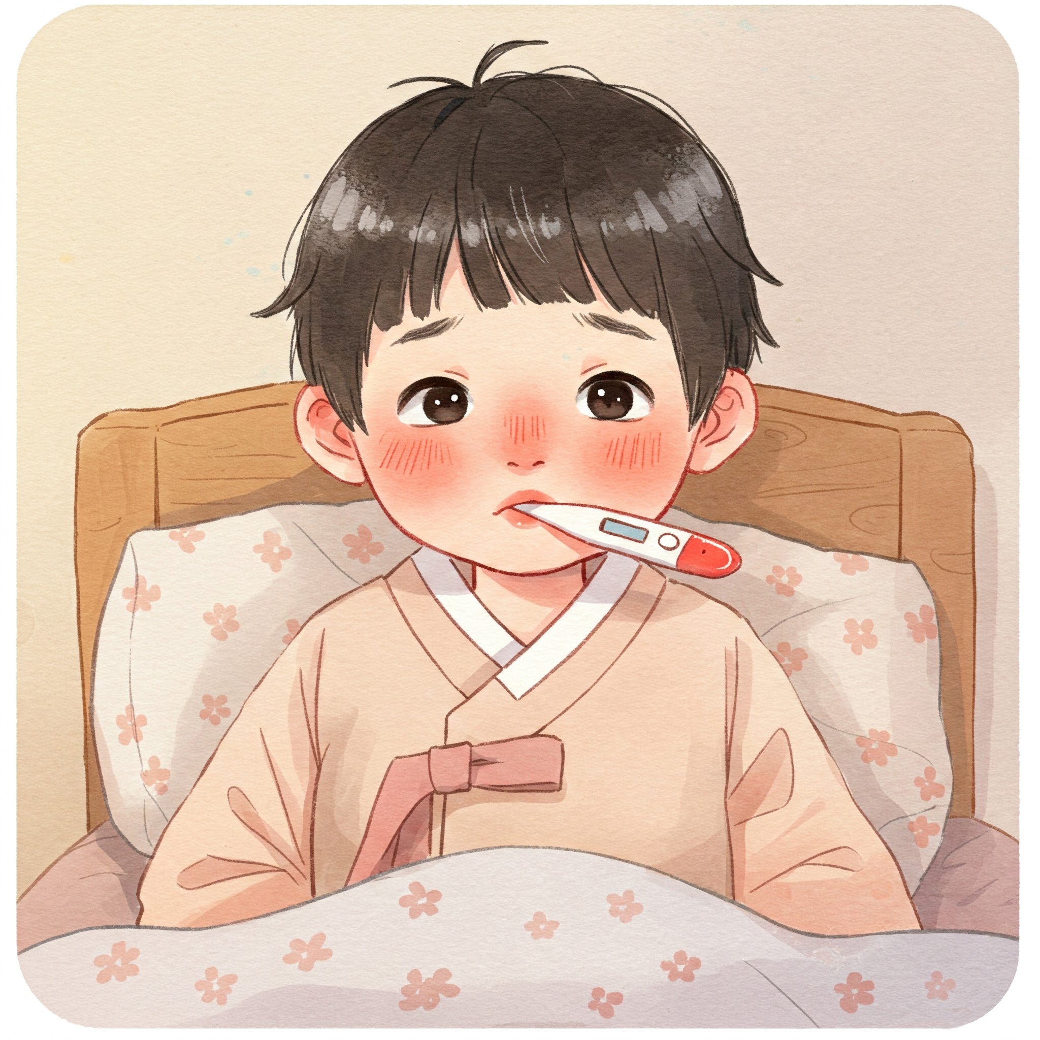 열나는 아이