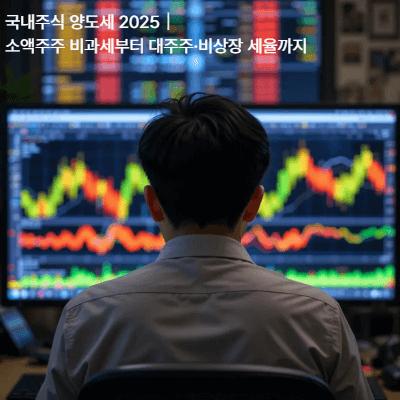 국내주식 양도세 2025|소액주주 비과세부터 대주주·비상장 세율까지