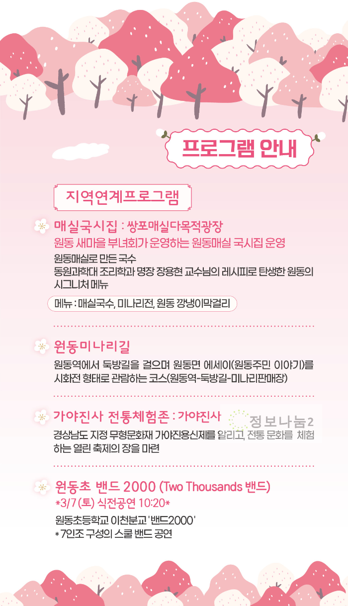 양산원동매화축제