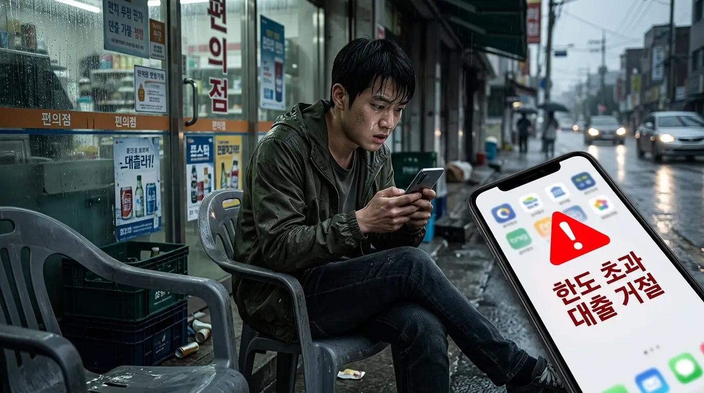 모바일앱-가조회-거절화면-2030세대-다중채무-고민