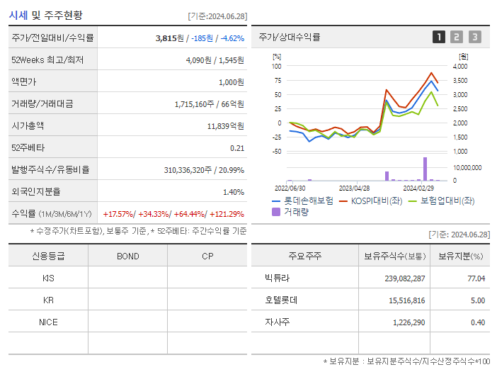 롯데손해보험_기업개요
