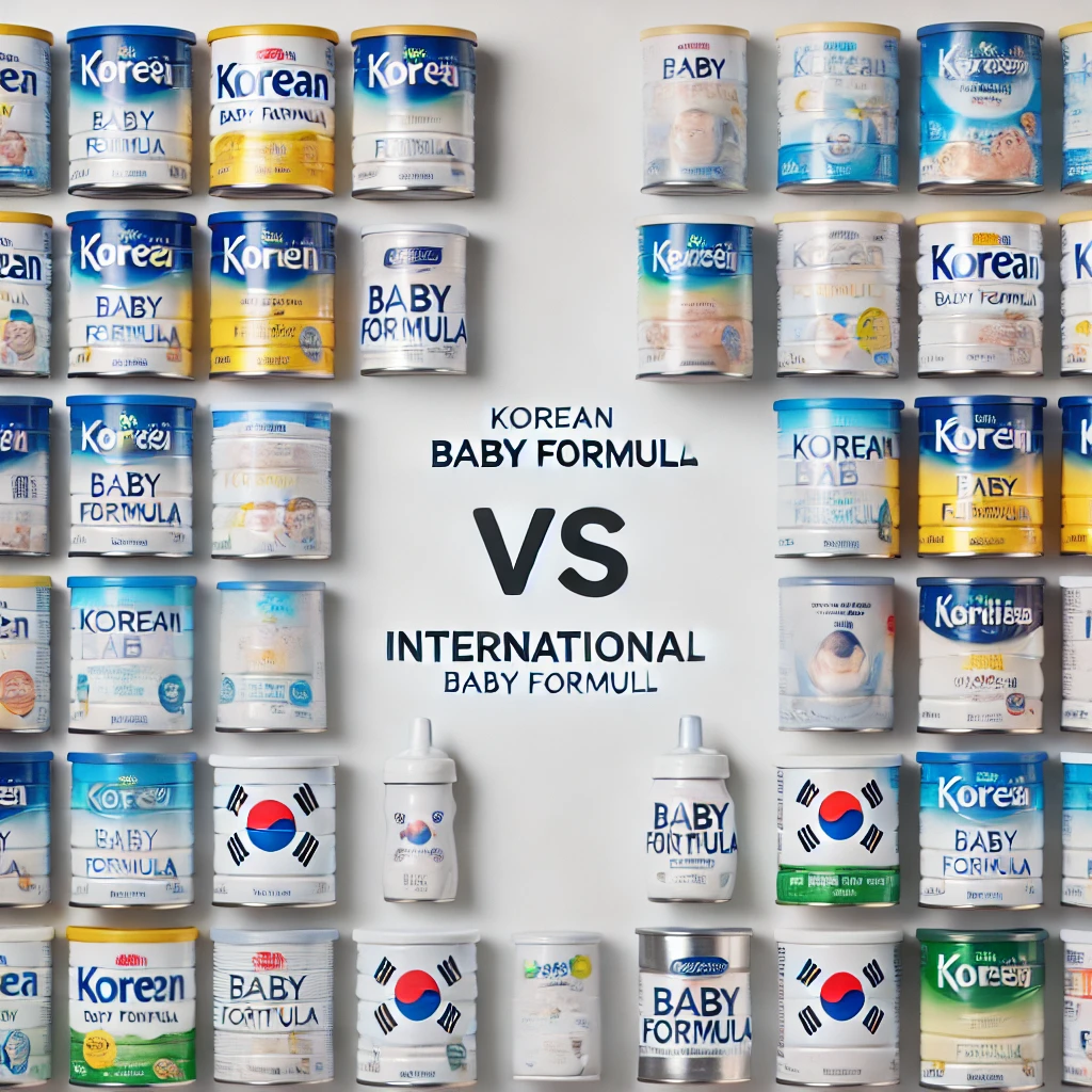 국내분유와 해외분유 비교사진