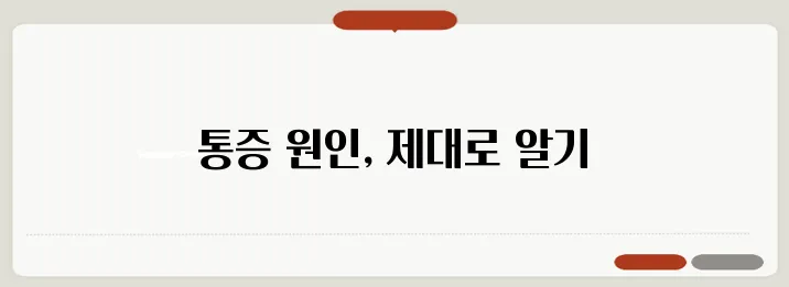 허리 통증 원인 허리디스크 vs 단순 근육통