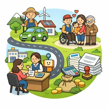 지방세 감면 대상 적용 사례 설명4