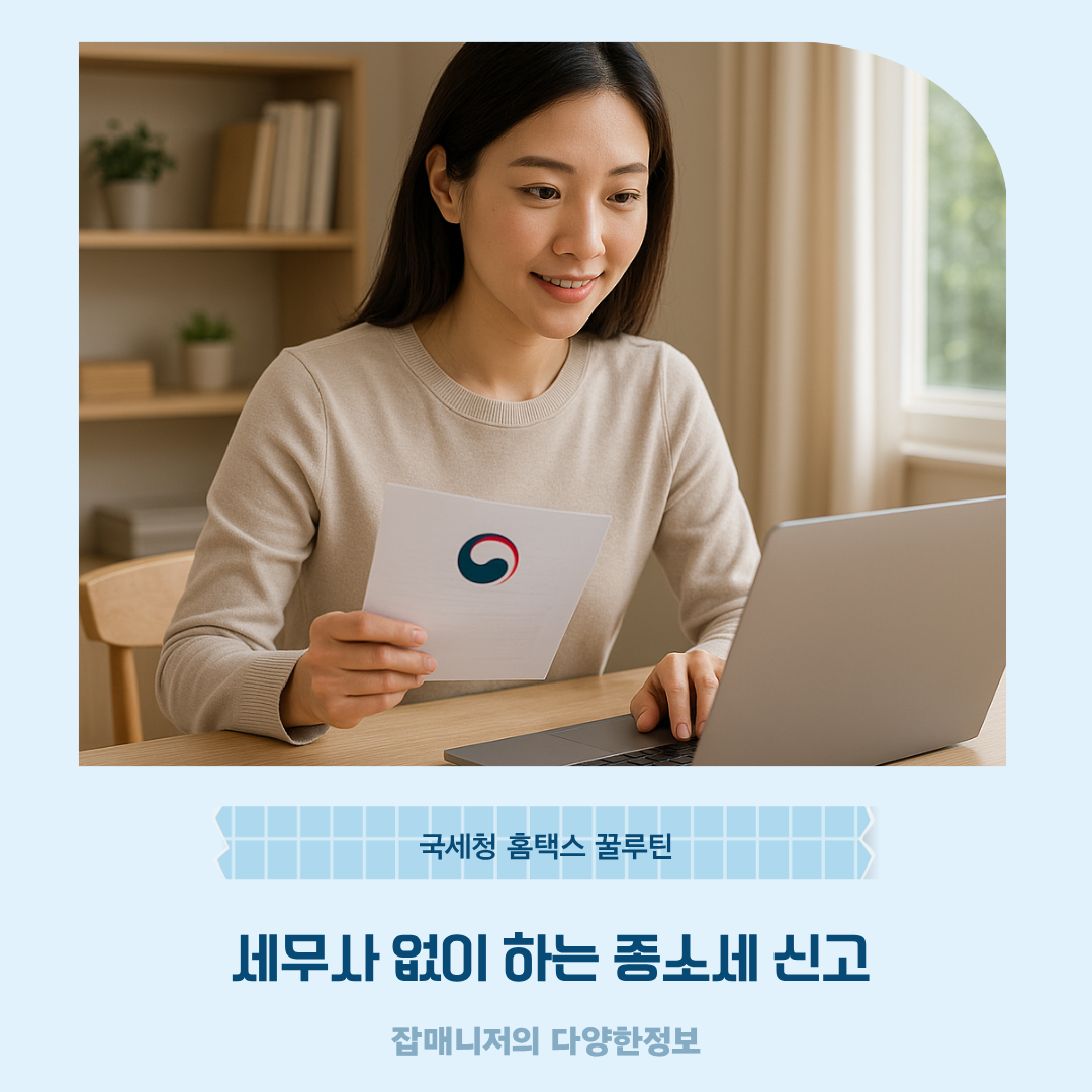 세무사 없이 하는 종소세 신고｜국세청 홈택스 꿀루틴