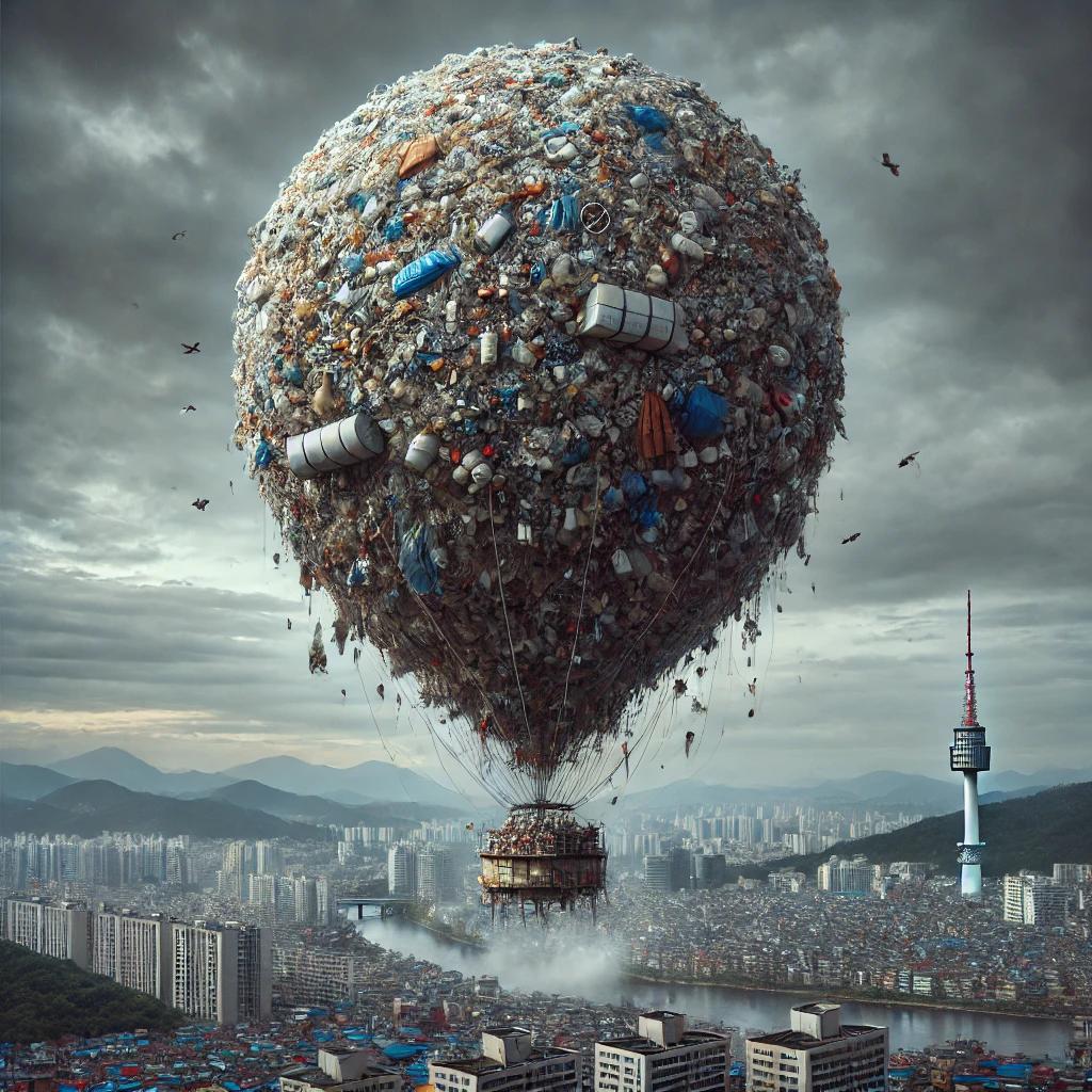 북한 오물풍선 서울