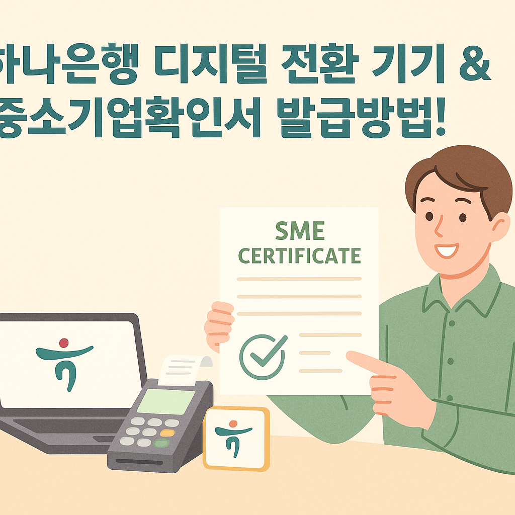 중소기업확인서 발급방법!