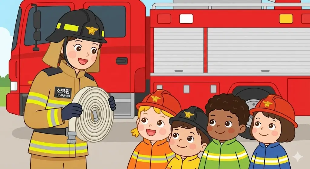 주제별 도입 그림자료 생성 (가족, 동물, 직업, 계절 등)