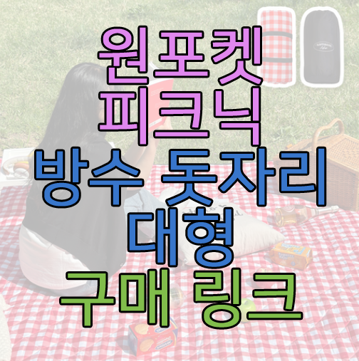 벚꽃 축제 아이템 돗자리 사진