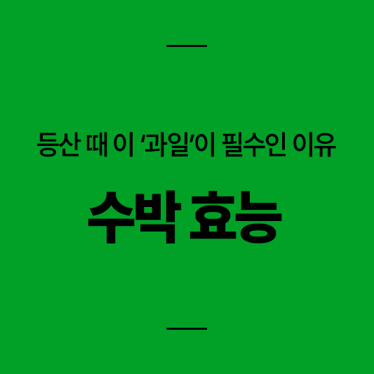 여름에 수박 안 먹는 사람이 대한민국에 있나요?????