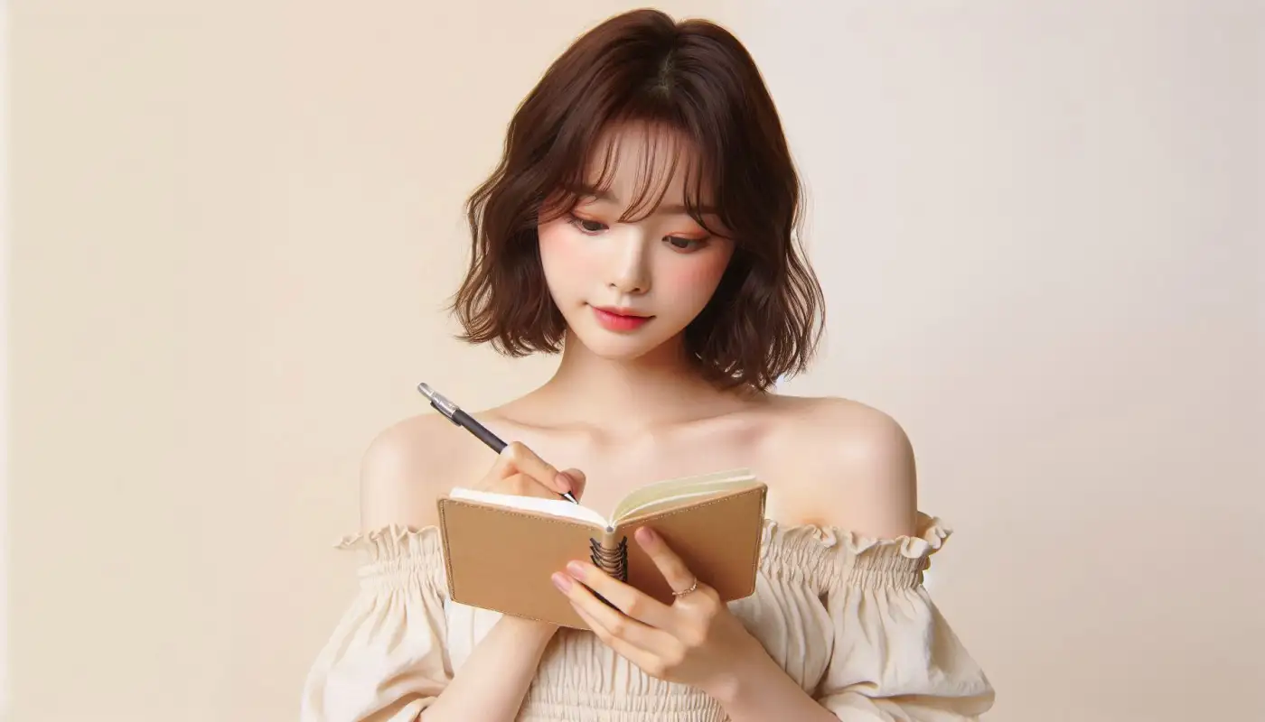 손택스-연말정산-신고방법으로-자산과리하는-여성의-모습