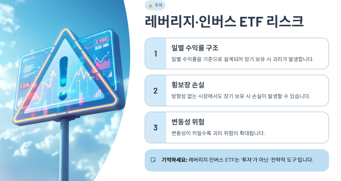 레버리지·인버스 ETF, 꼭 알아야 할 리스크