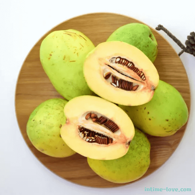 깨끗이 씻은 모과